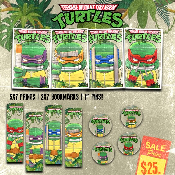 Teenage Mutant Tiki Turtles Pack