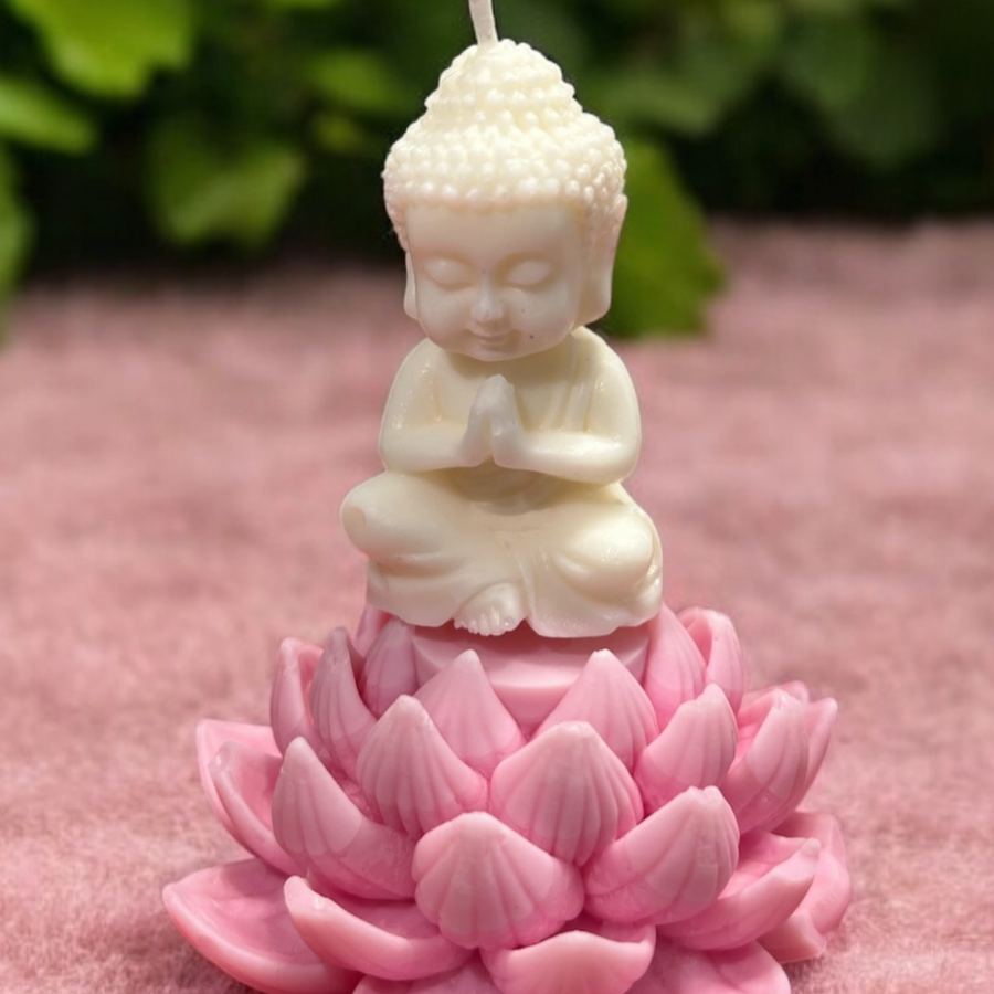 Buddha and Lotus Flower