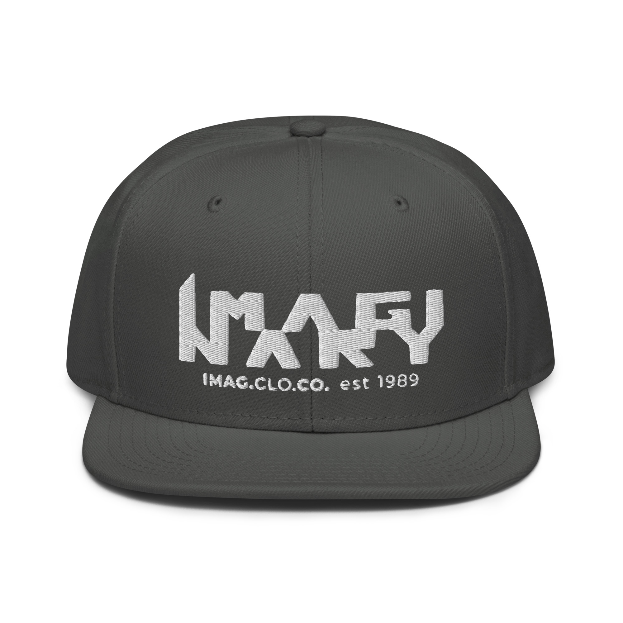 Imaginary White Logo Snapback Hat