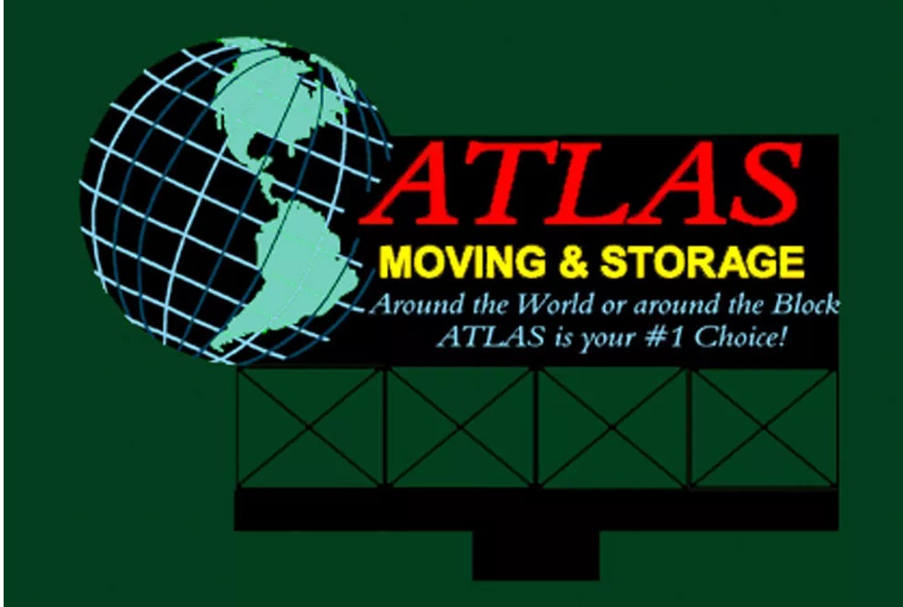 Atlas Moving & Storage Sign HO Scale