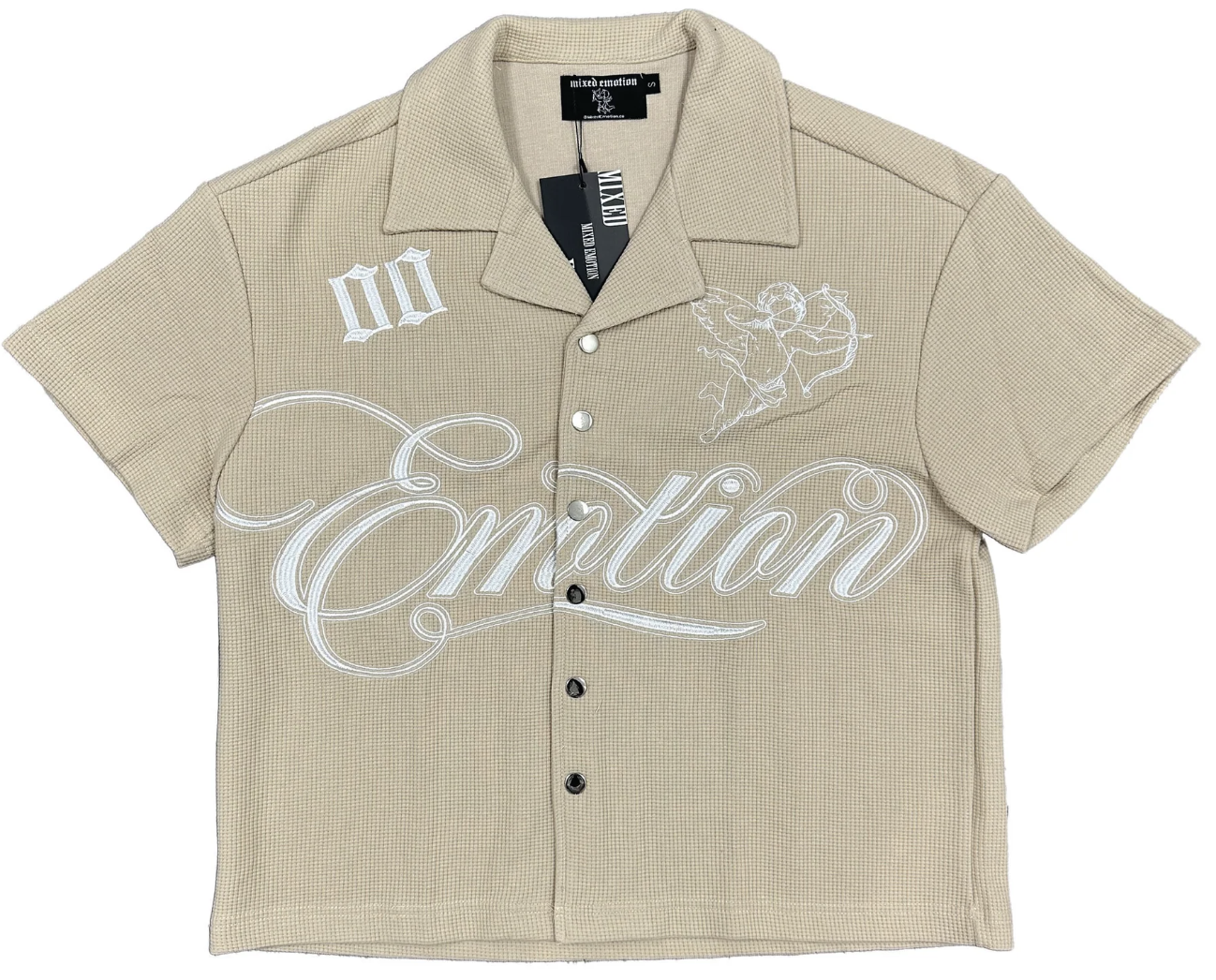 MIXED EMOTION Cream “Signature” Shirt