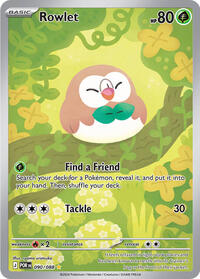 Rowlet - 090/088 Illustration Rare NM