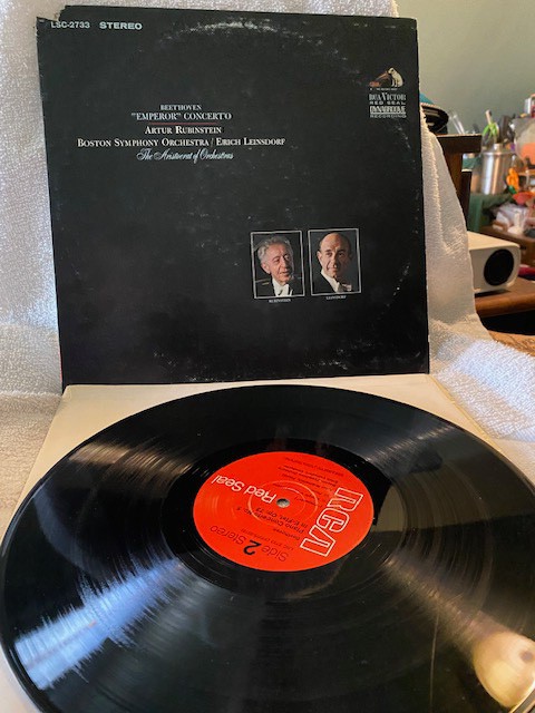 Arthur Rubenstein and Erich Leinsdorf/Beethovens Emperor