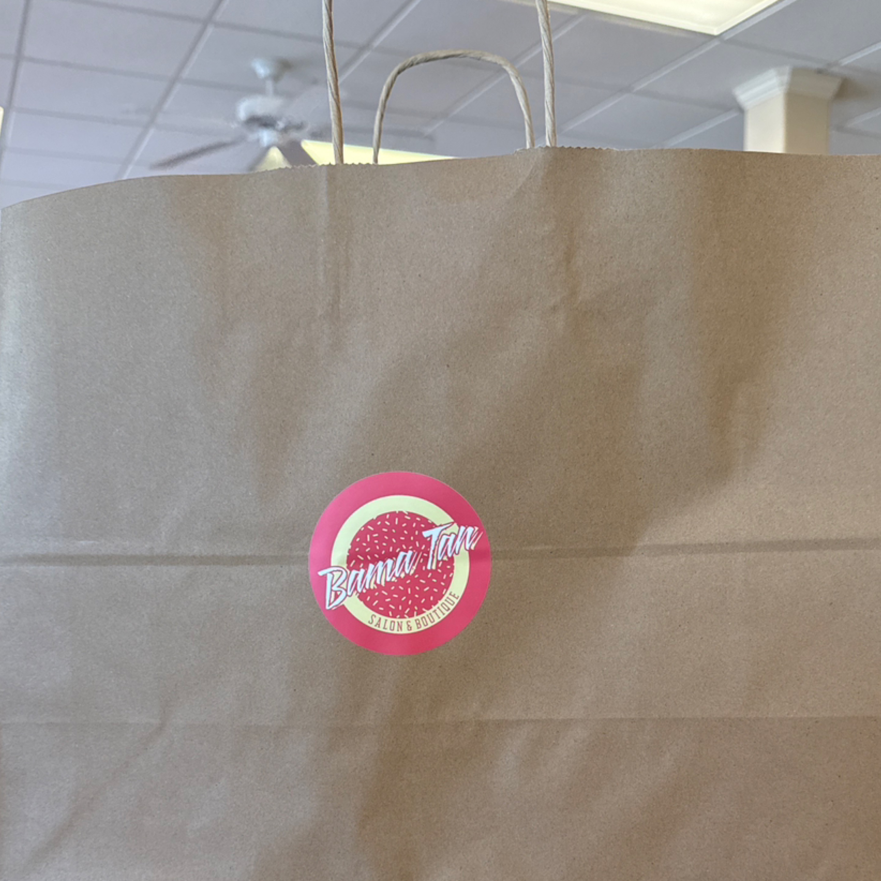 Stuff the bag small — Bama Tan boutique, Tuscaloosa AL
