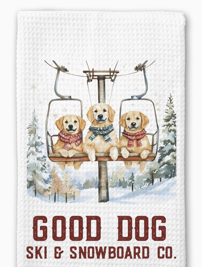 Good Dog Ski & Snowboard Co Towel