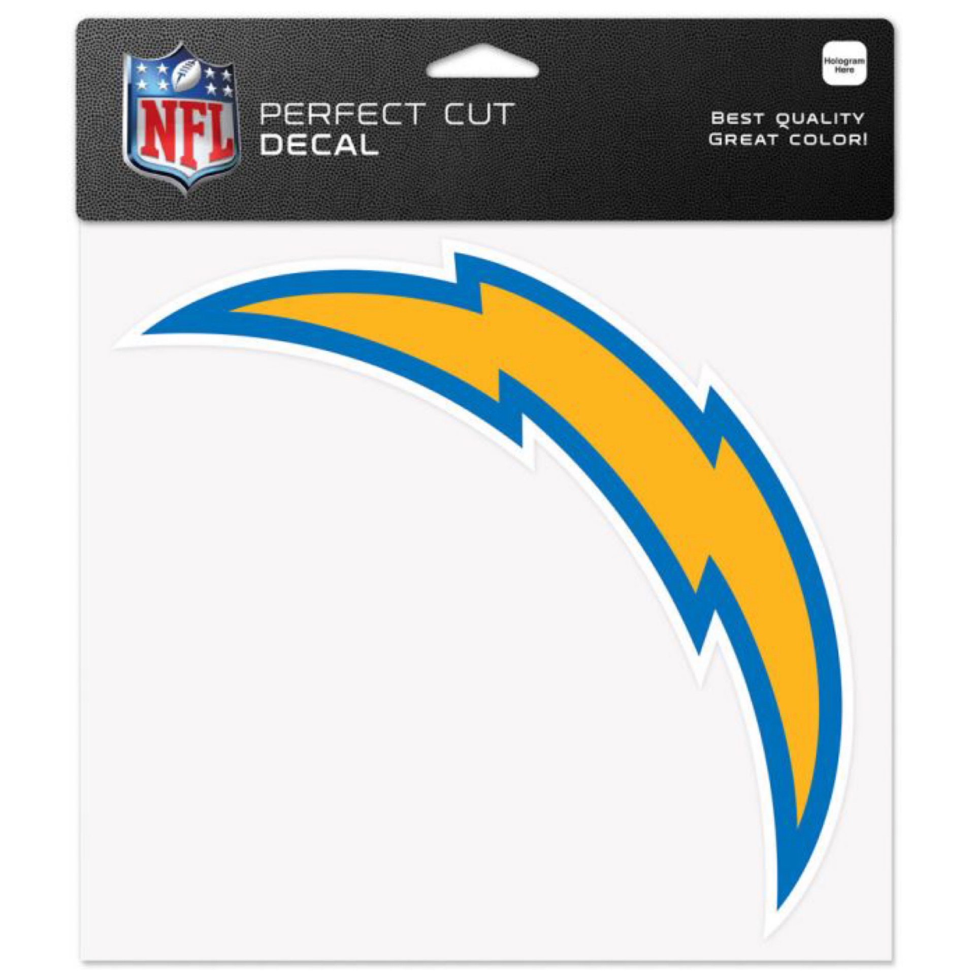 Los Angeles Chargers Perfect Cut Decal 8x8"