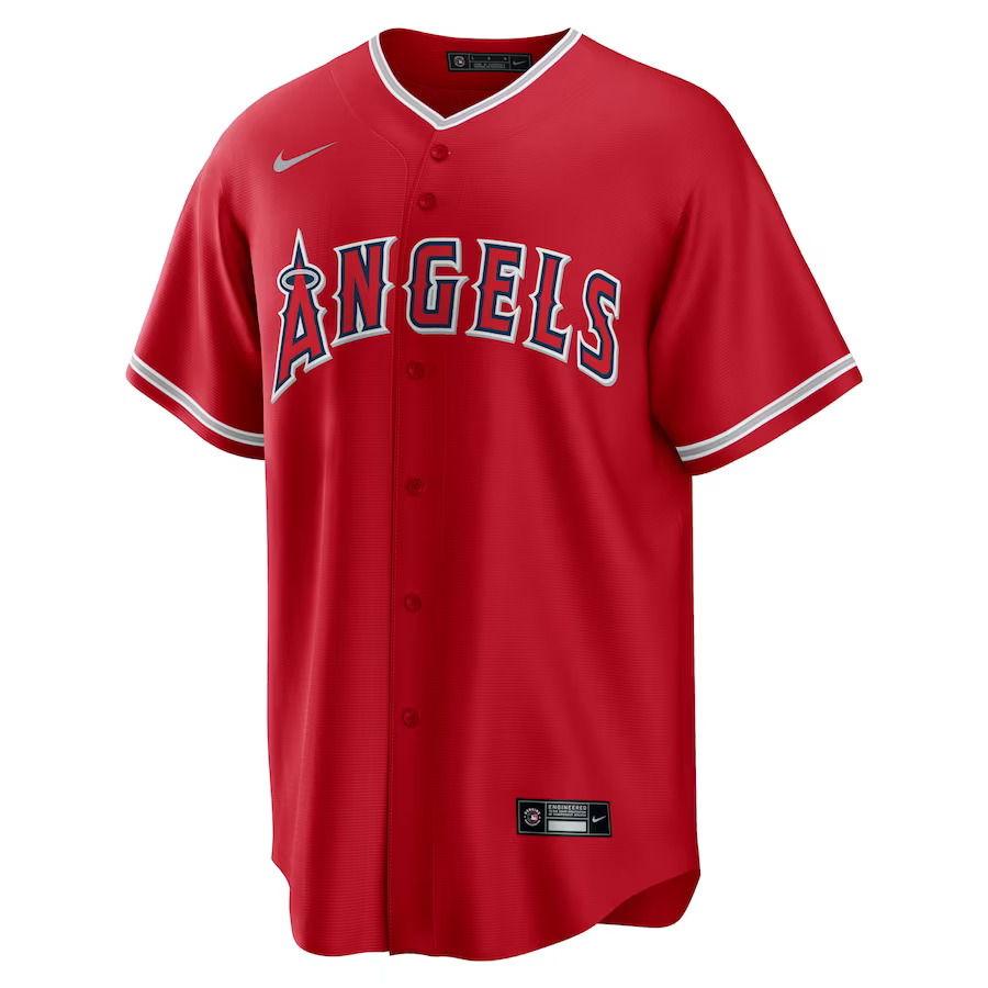 Los Angeles Angels Nike Scarlet Red Jersey