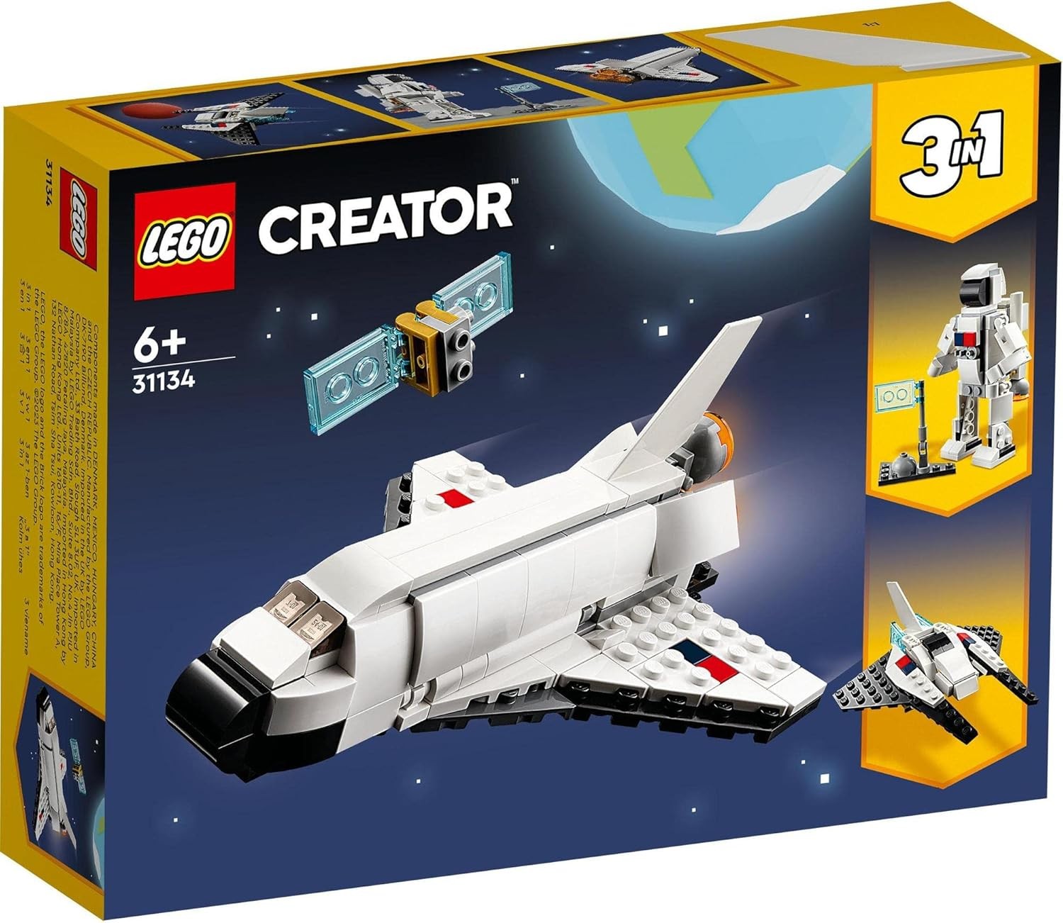 レゴ LEGO クリエイター スペースシャトル 31134 おもちゃ レゴブロック レゴクリエイター 飛行機 宇宙 3in1 6歳以上 サムネイル3