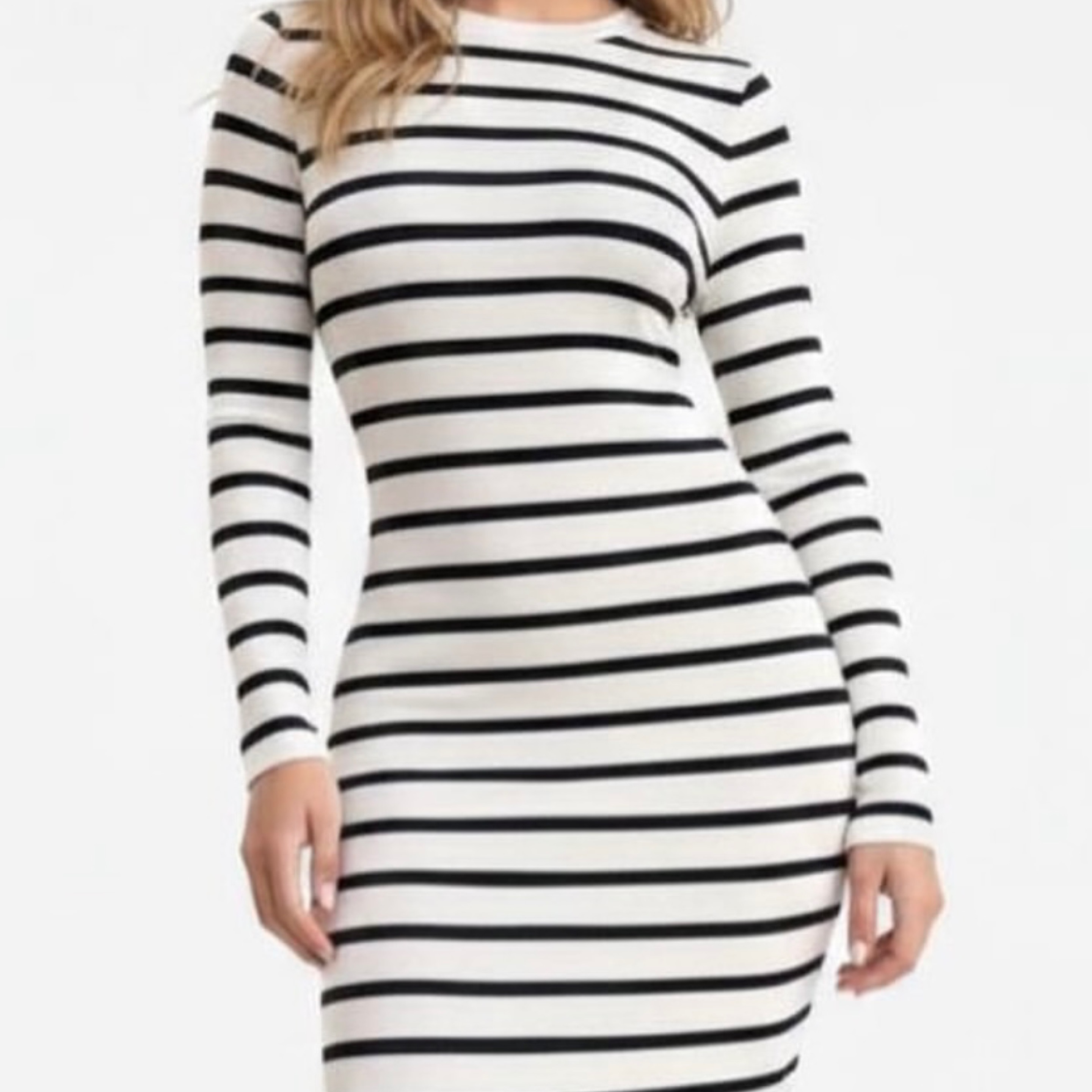 Maxi Striped Crew Neck — product photo