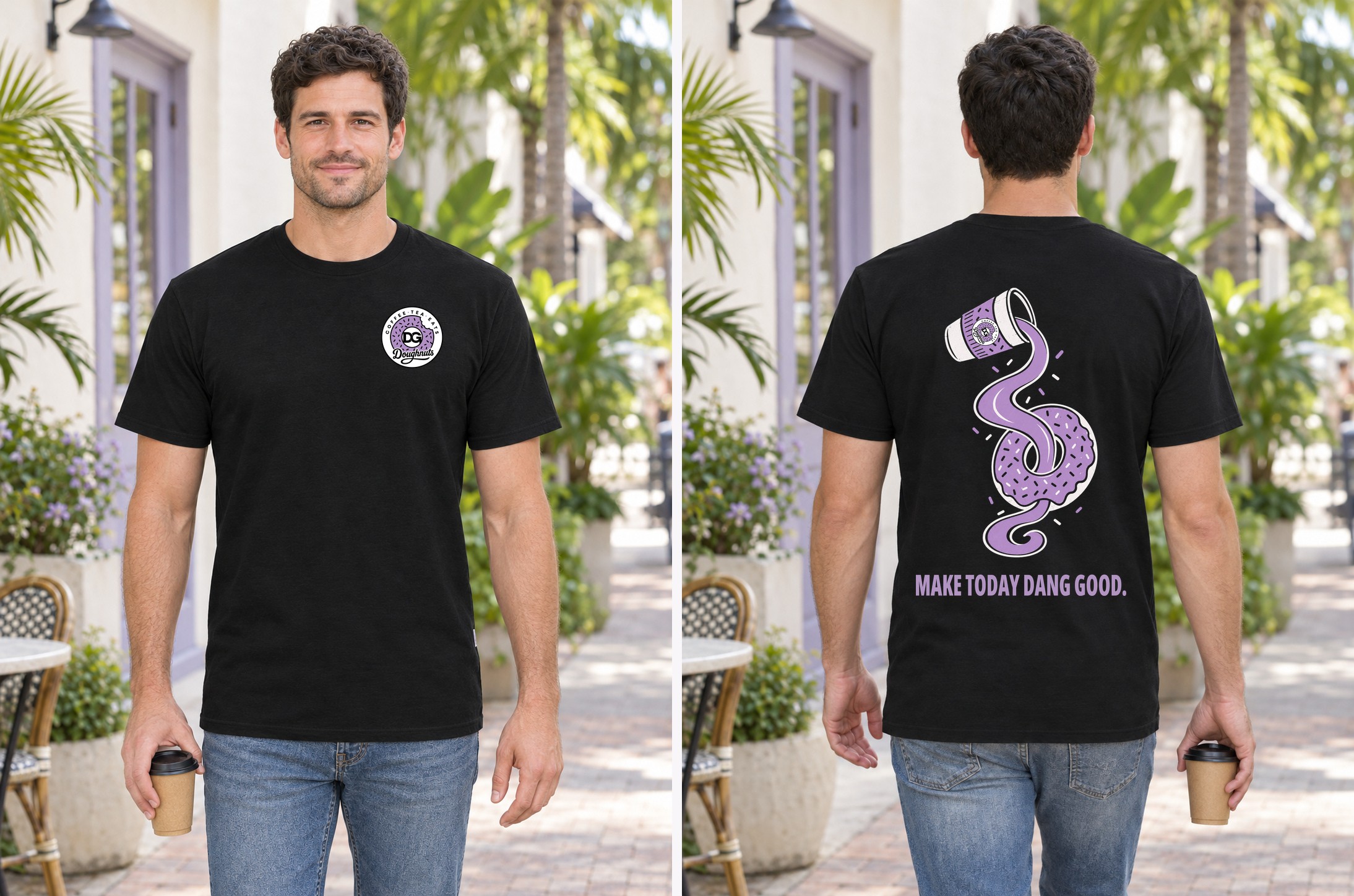 DG T-Shirt - Coffee Pour