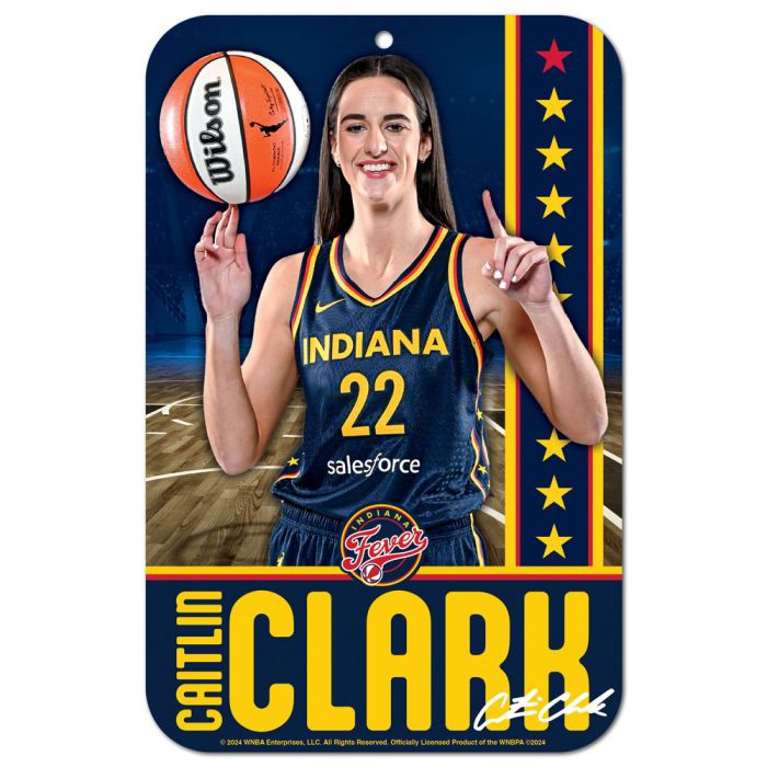 Indiana Fever Caitlin Clark #22 Premium Signature Clubhouse Sign