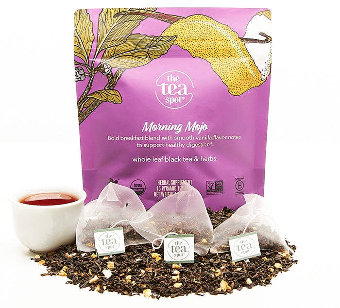 The Tea Spot - Morning Mojo Organic Tea 15 Sachets