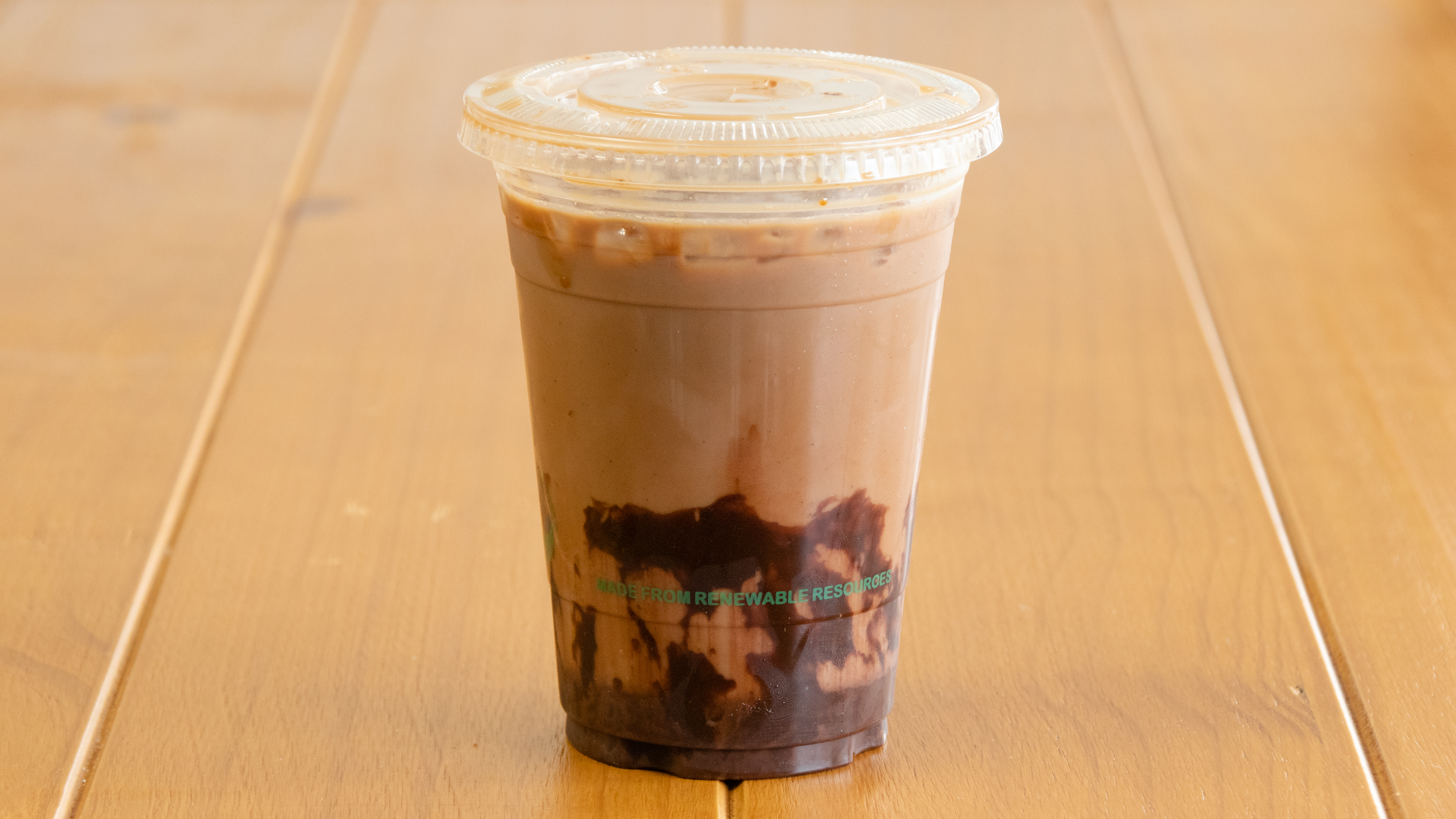 Iced Soy Dark Chocolate Mocha