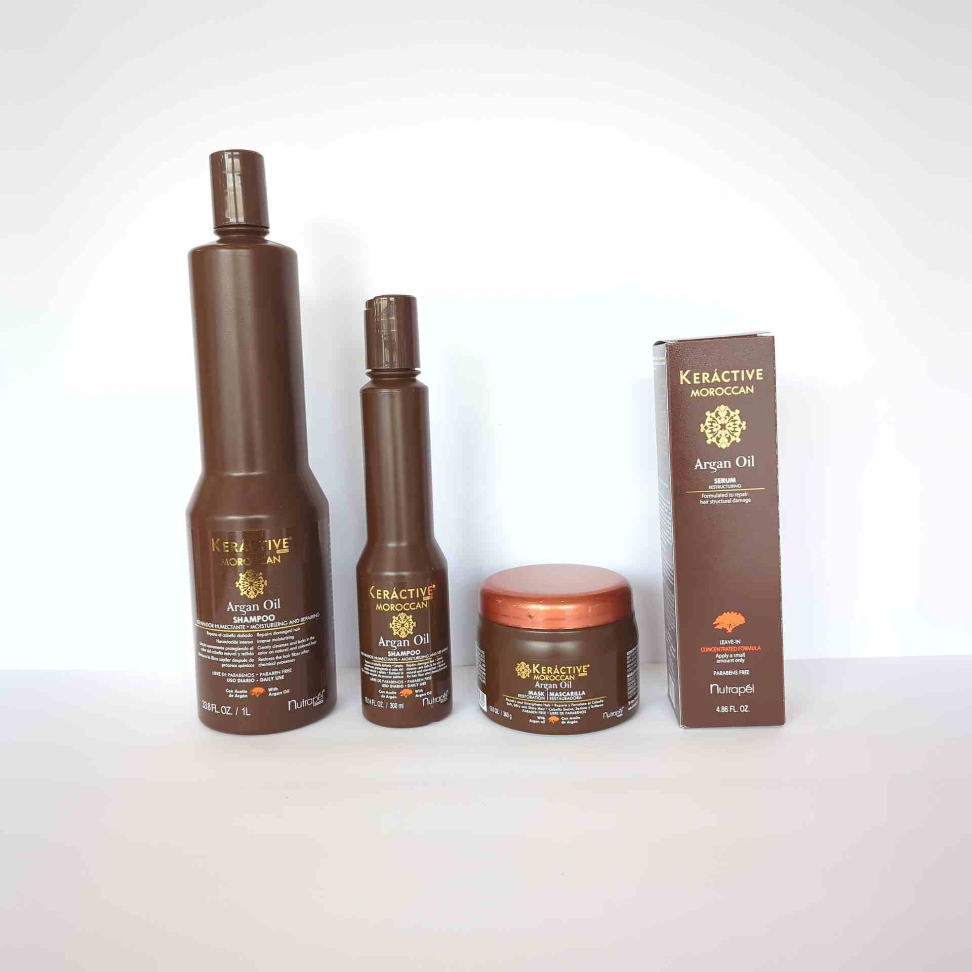 Keráctive Moroccan Argan Oil Complete System Kit (4-Piece)