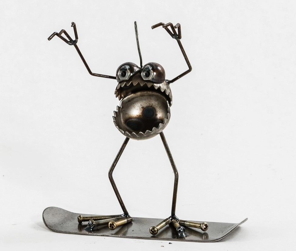 Metal Monster Snowboarder