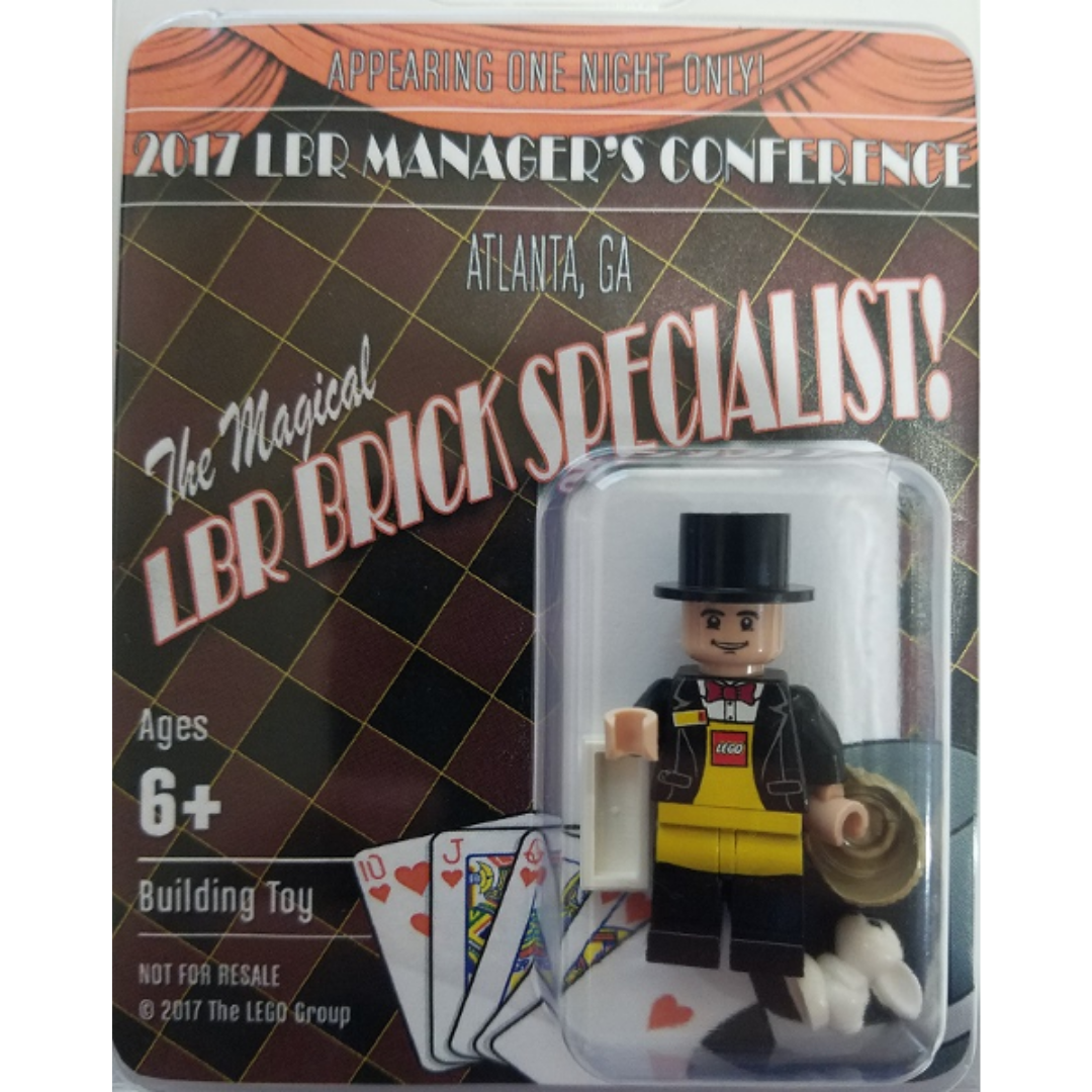 lbrmc2017-1 LEGO Brand Retail Manager's Conference 2017, Magician Blister Pack, Atlanta, GA