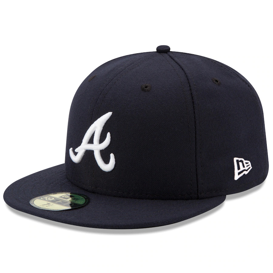 Atlanta Braves Road Authentic New Era 59FIFTY Onfield Fitted Hat