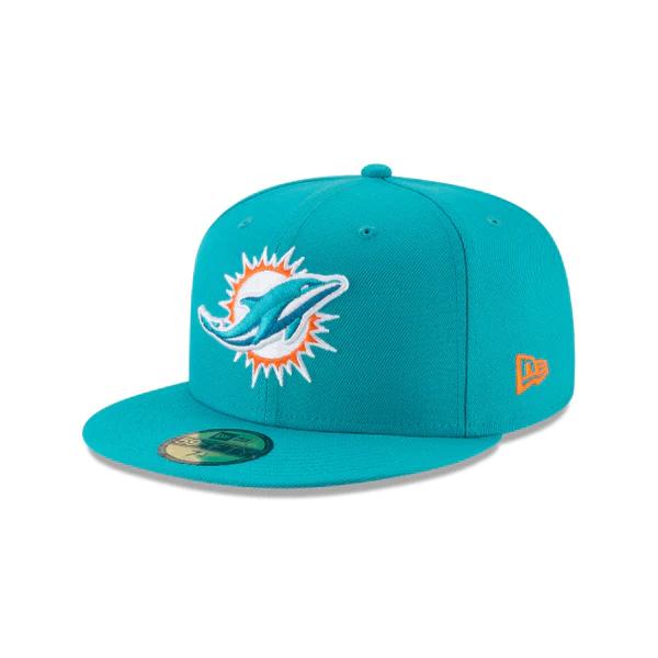 Miami Dolphins Aqua New Era 59FIFTY Hat