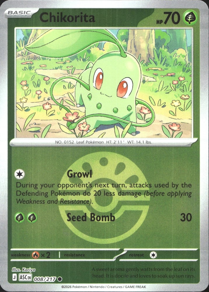 Chikorita - ME02.5 8/217