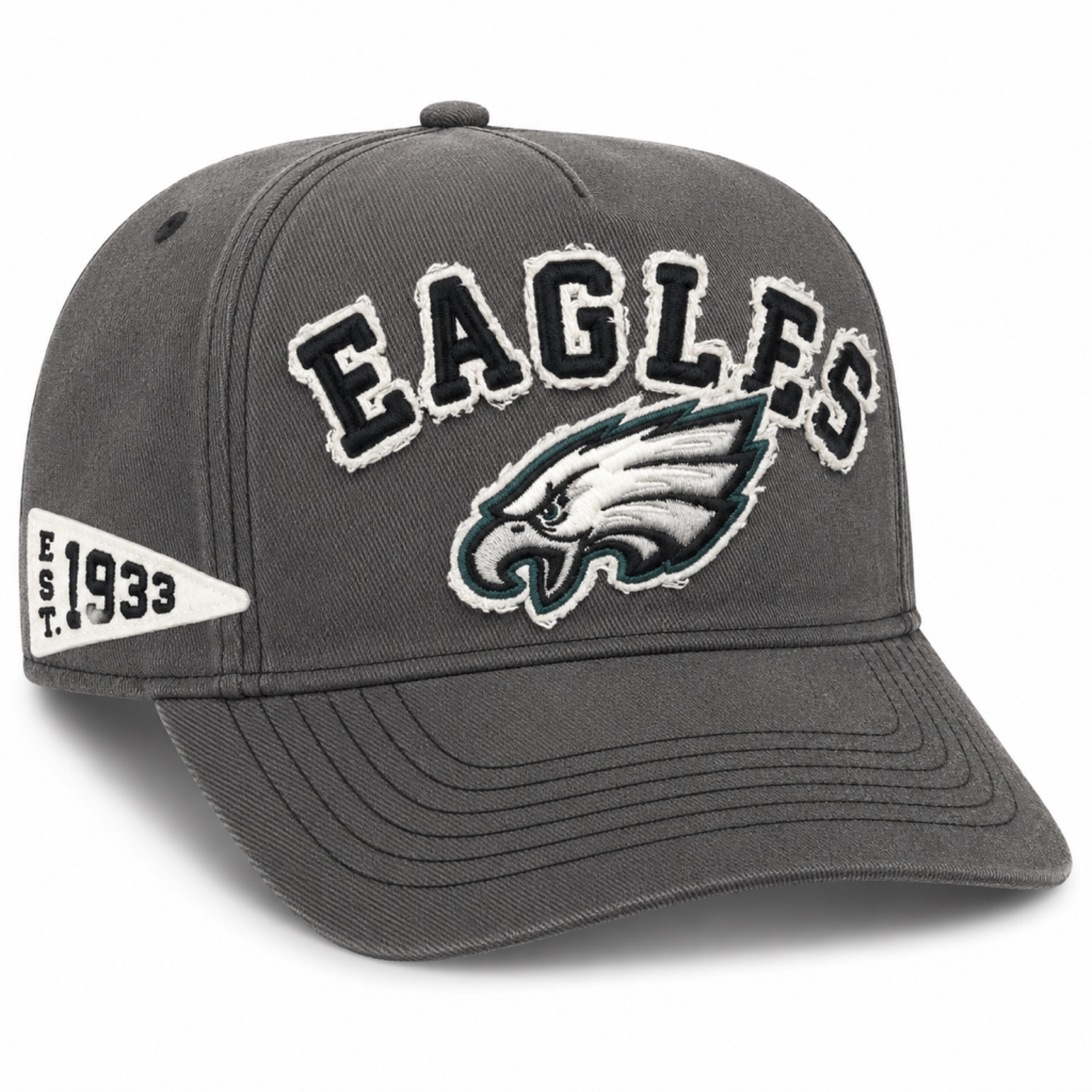 Philadelphia Eagles Coal '47Brand Calderwood Hitch Snapback Hat