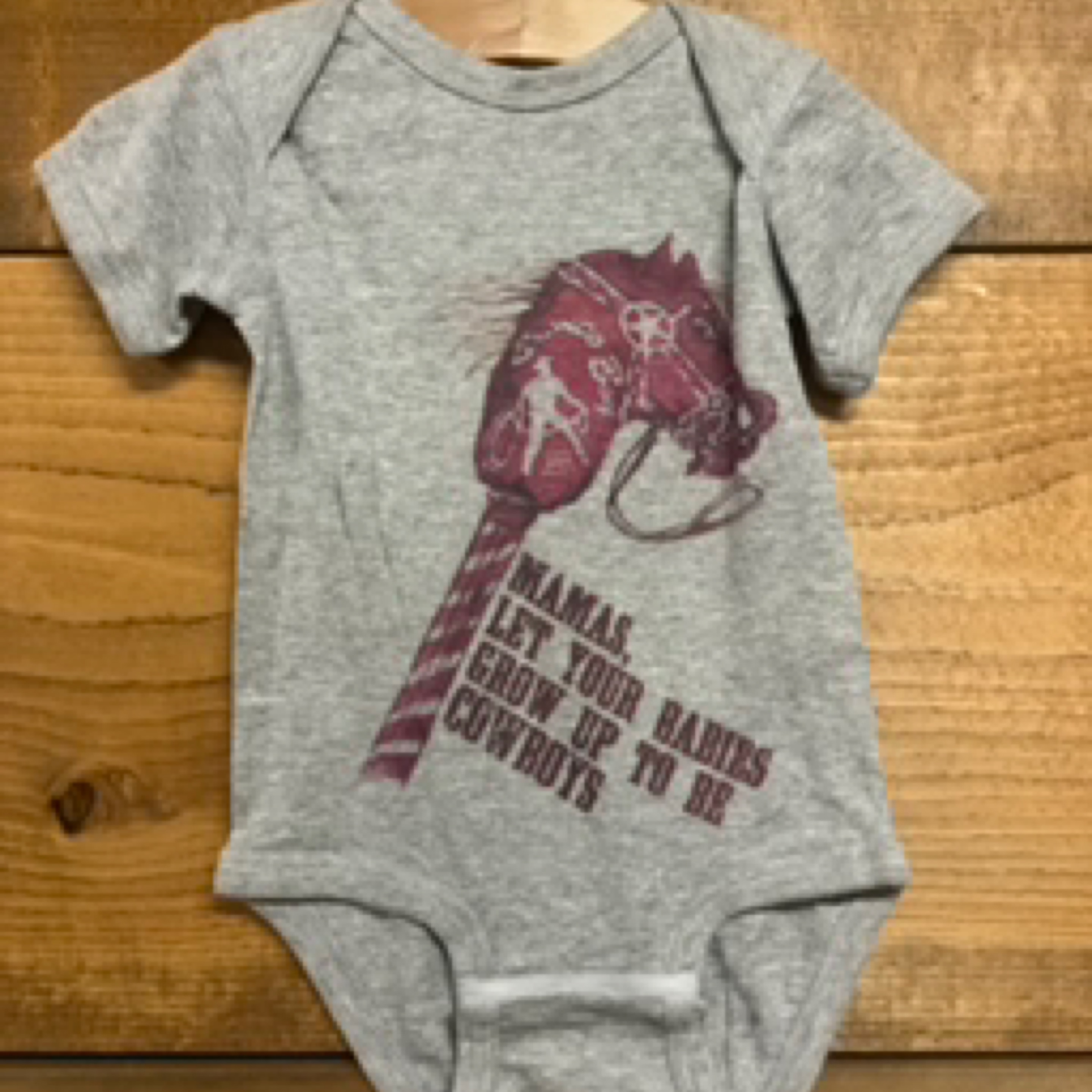 Mama's, Let Your Baby's Grow Up to Be Cowboys Onesie
