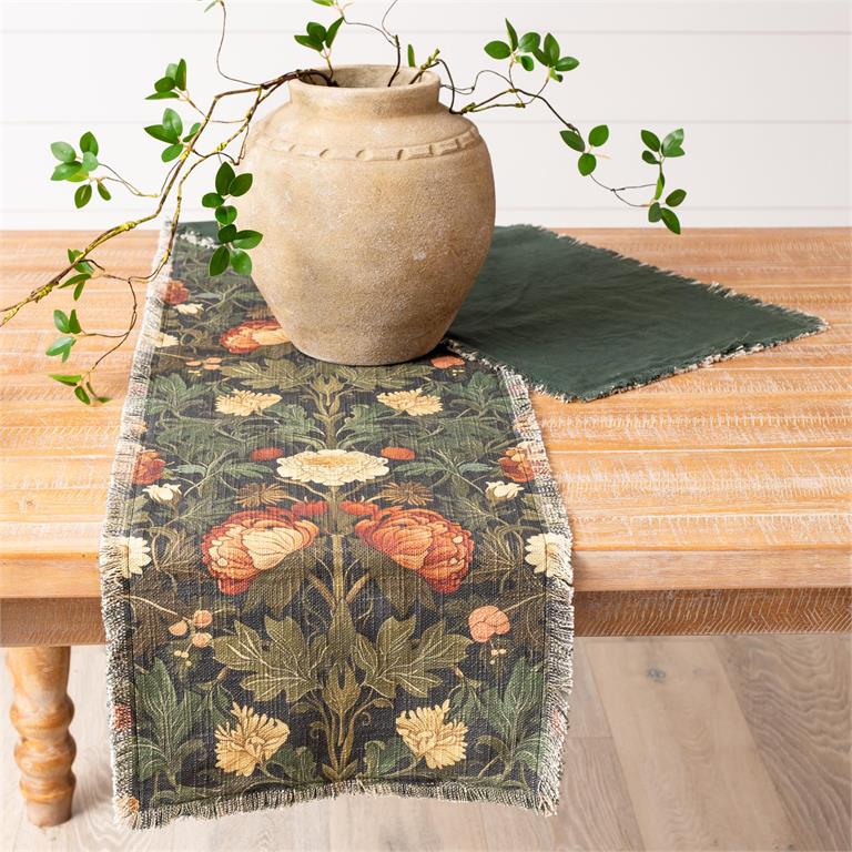 Moody Floral Runner - Nest & Nook Sonora Boutique