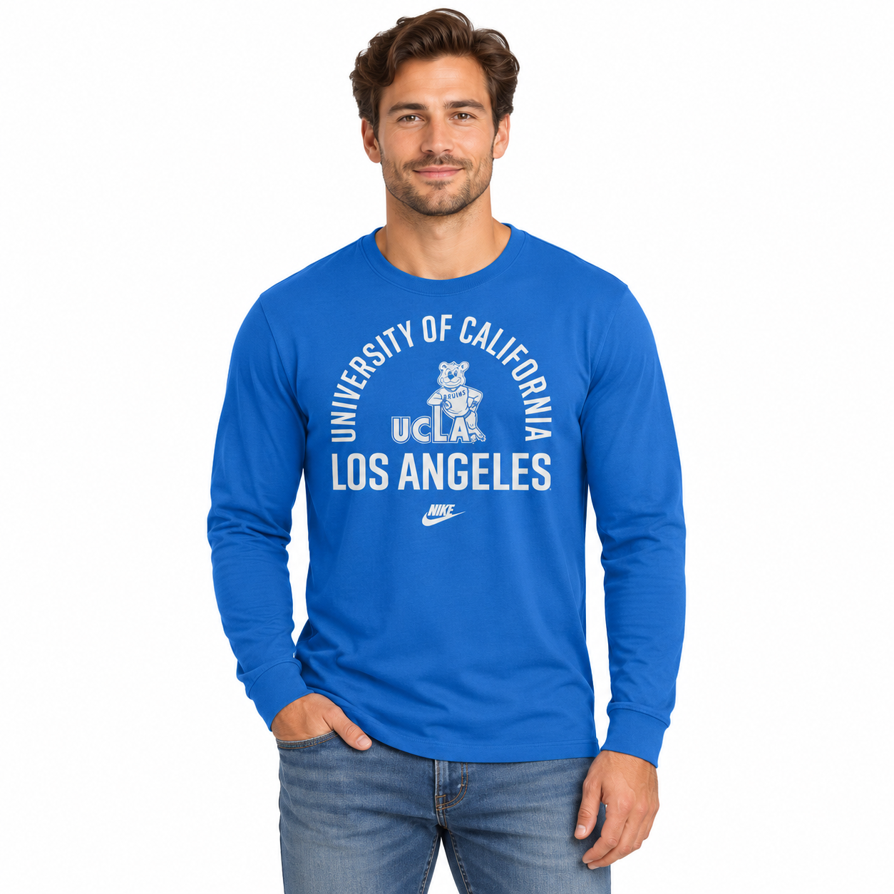 UCLA Bruins Blue Nike Legacy Long Sleeve Shirt