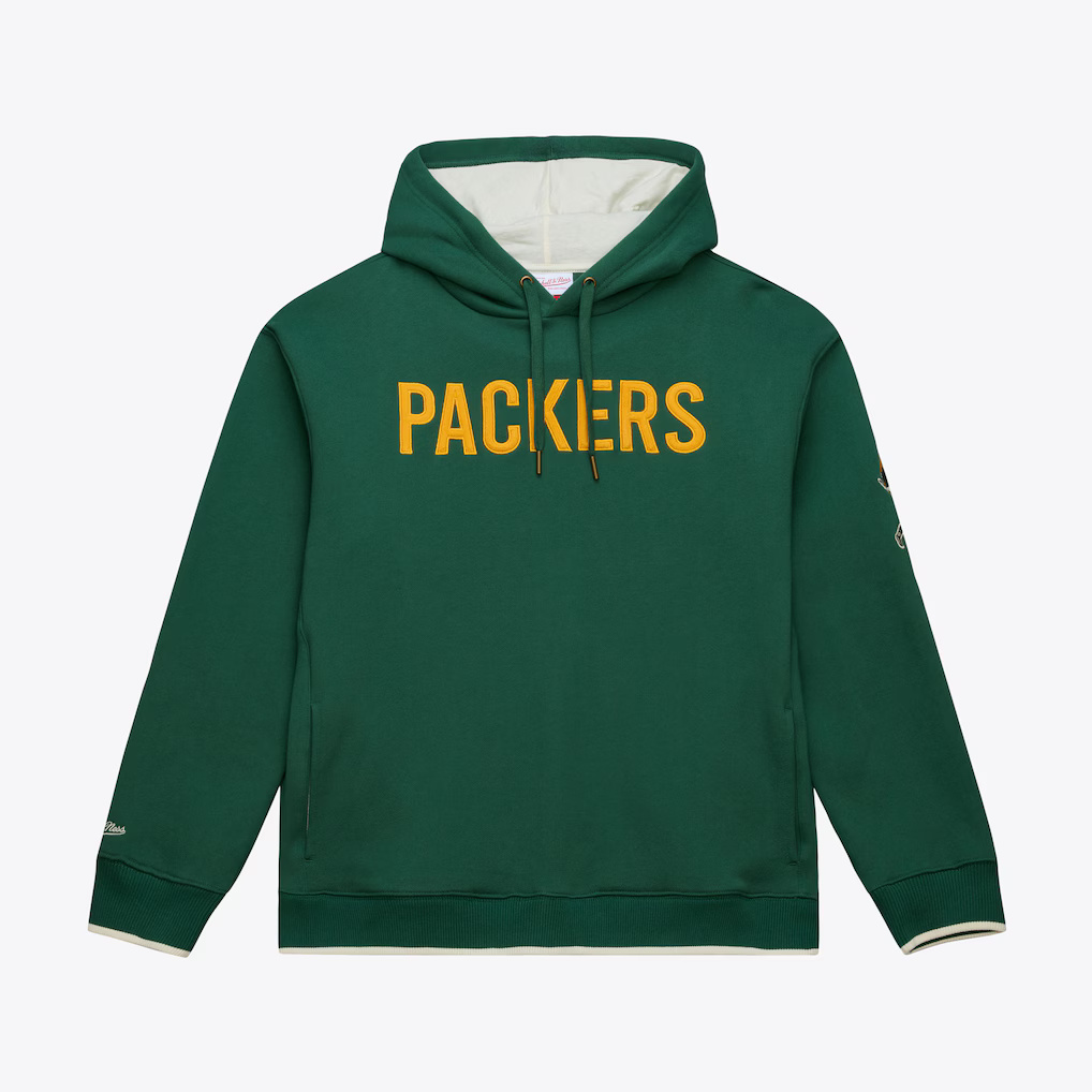 Green Bay Packers Team Legacy Mitchell and Ness Hooded Sweatshirt