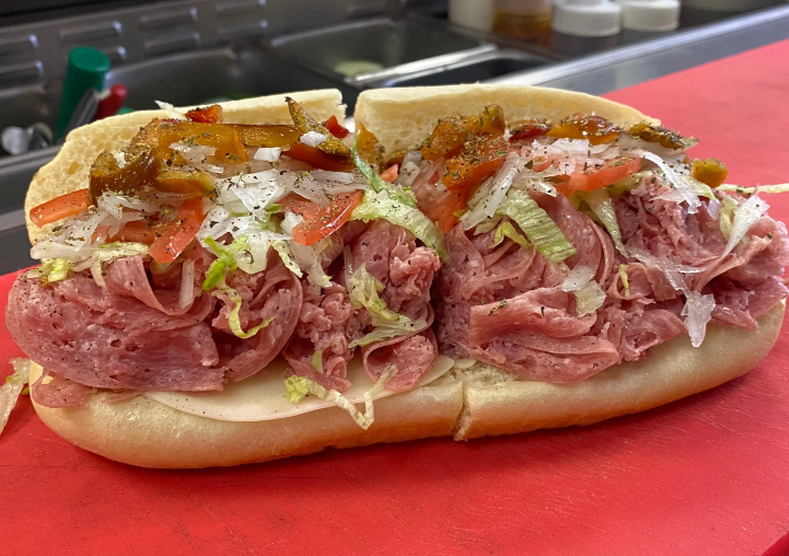 Genoa salami Italian sub sandwich — Town Hero Subs, South Florida