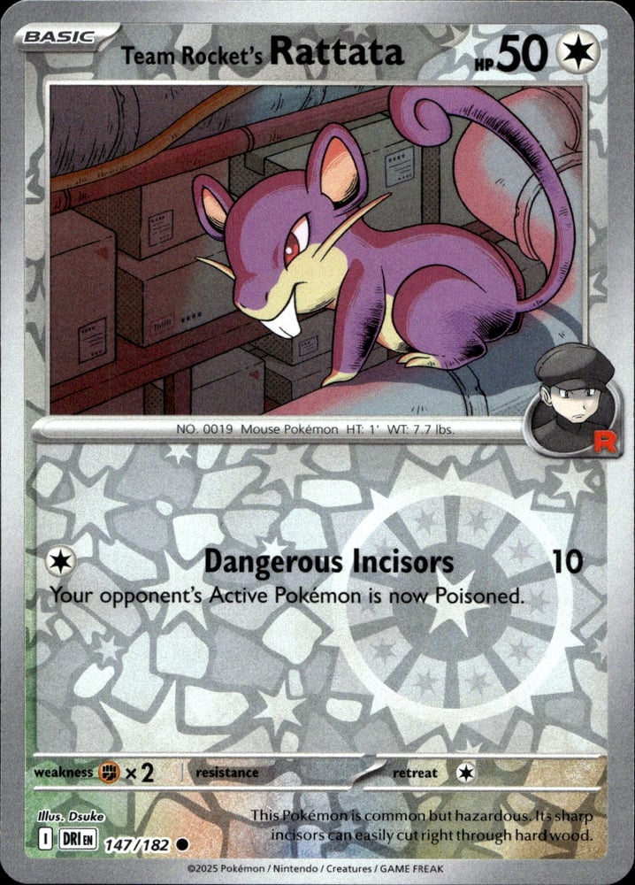 Team Rocket's Rattata - SV10 147/182
