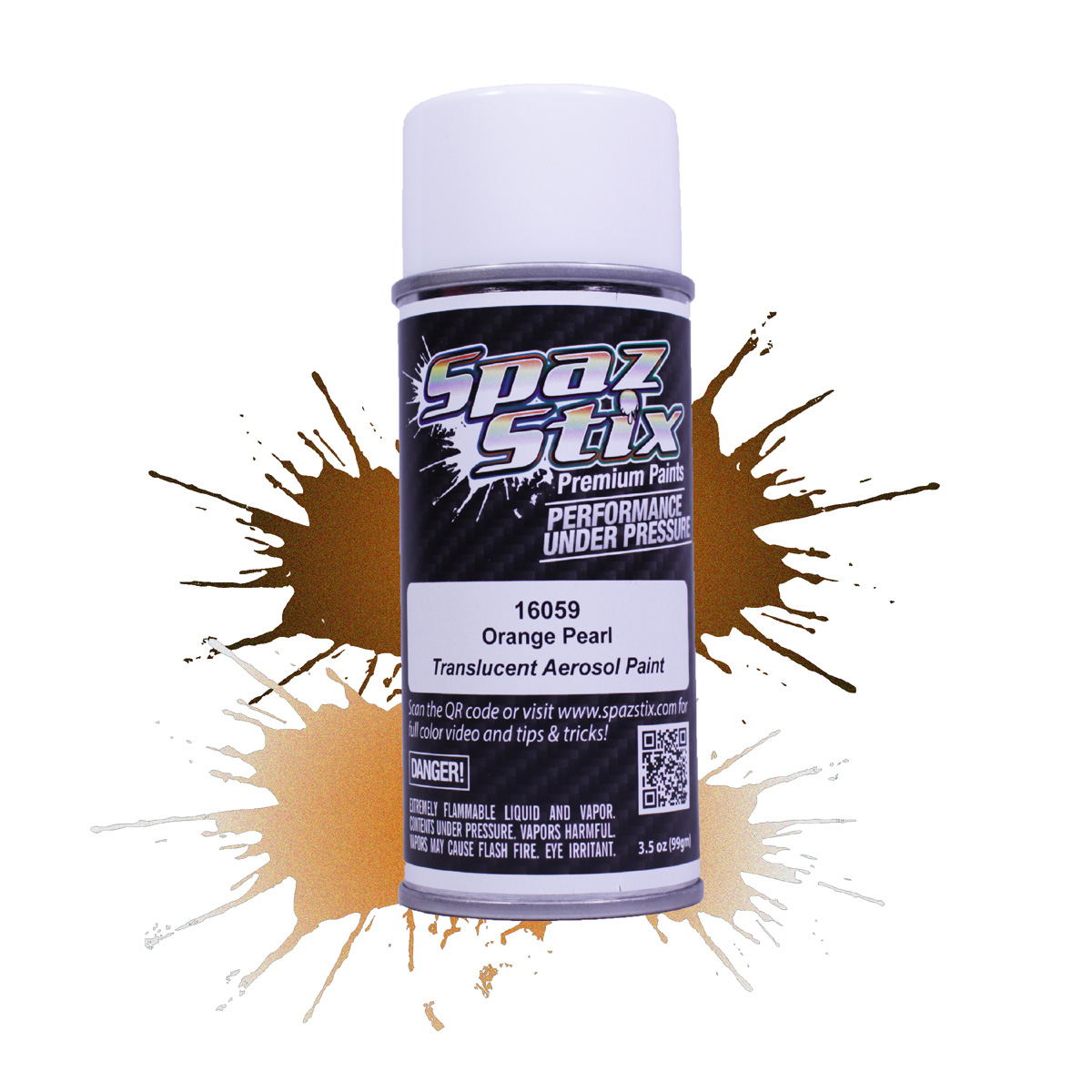 Orange Pearl Translucent Aerosol Paint 3.5oz 16059