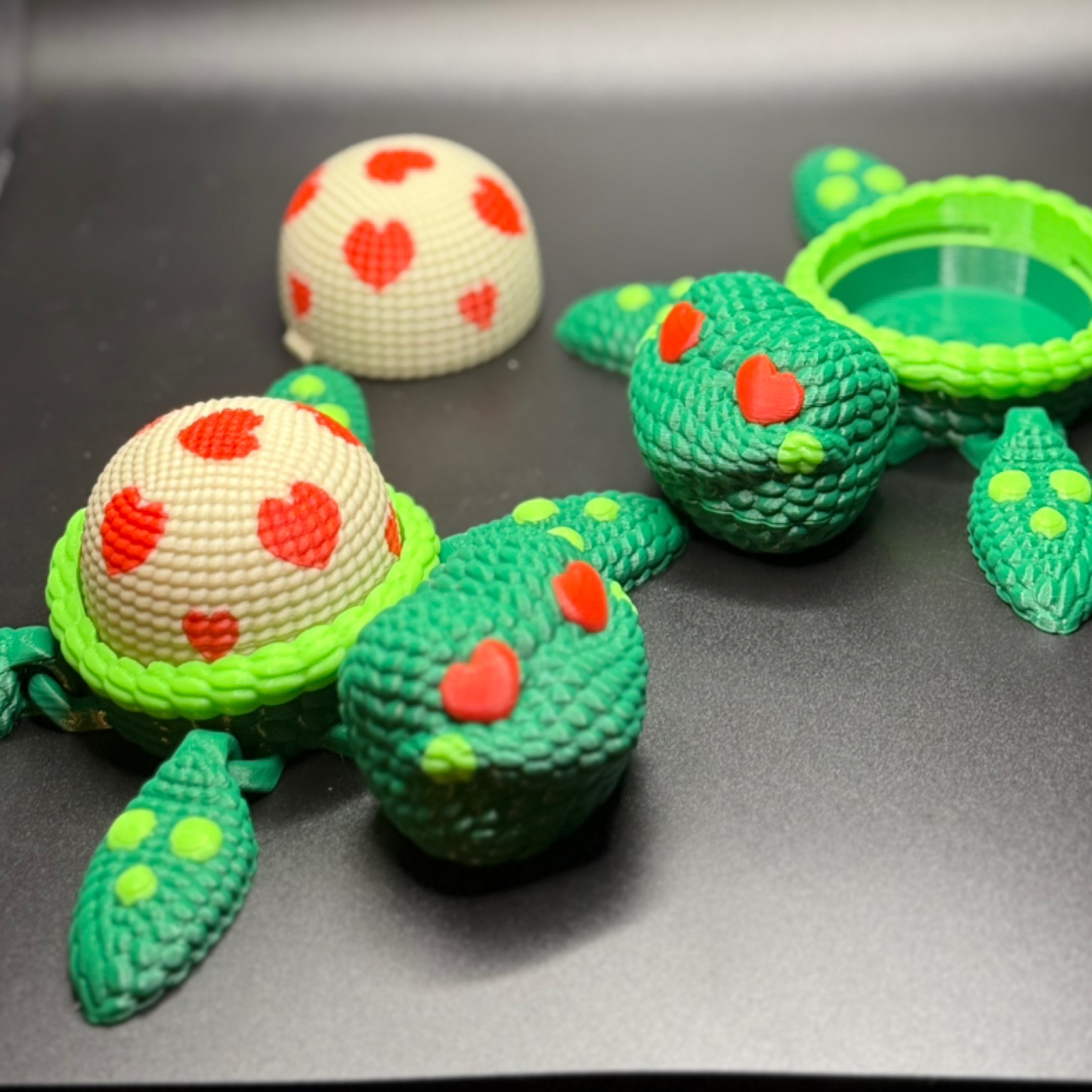 Turtle - valentines trinket box