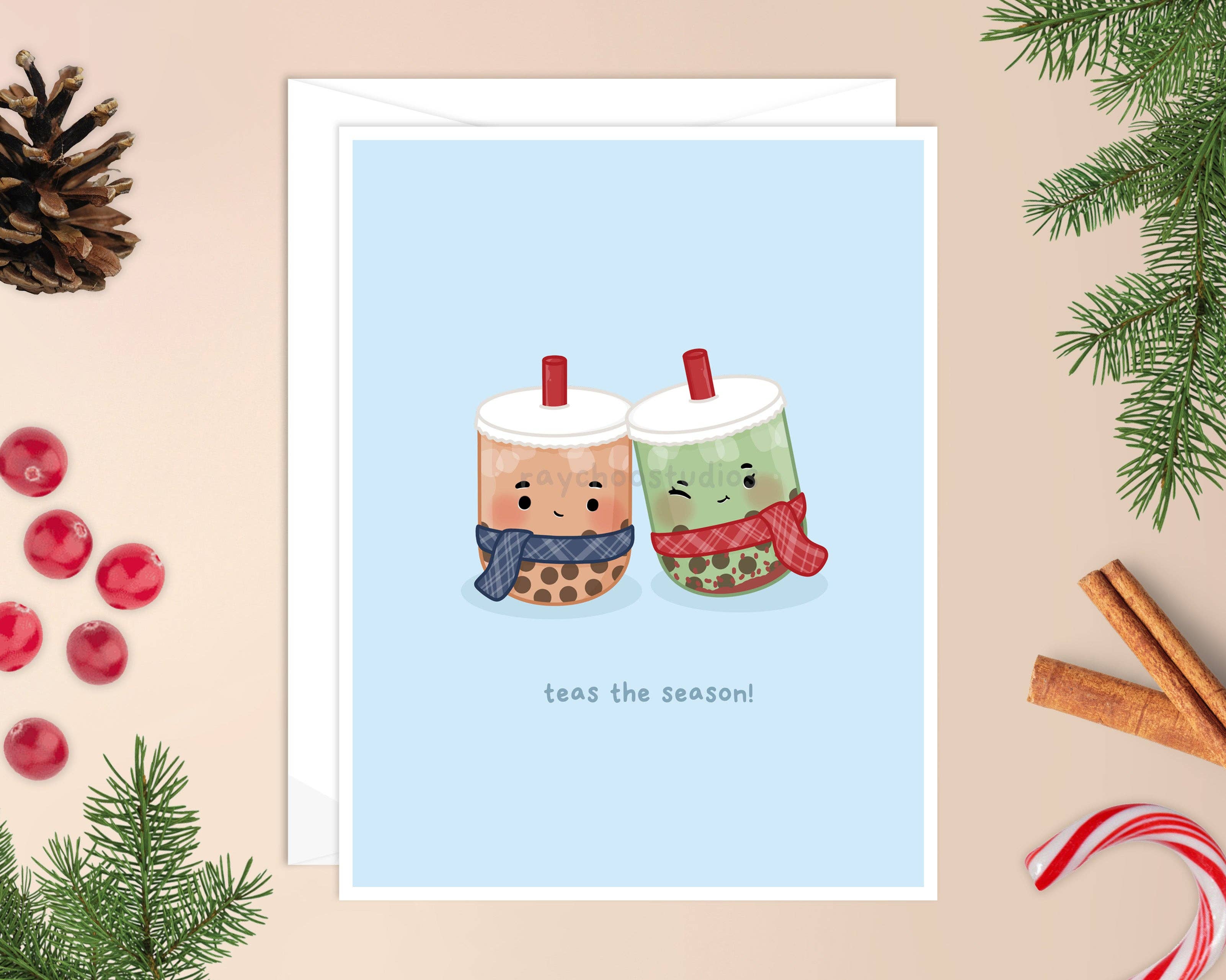Teas the Season Christmas Card