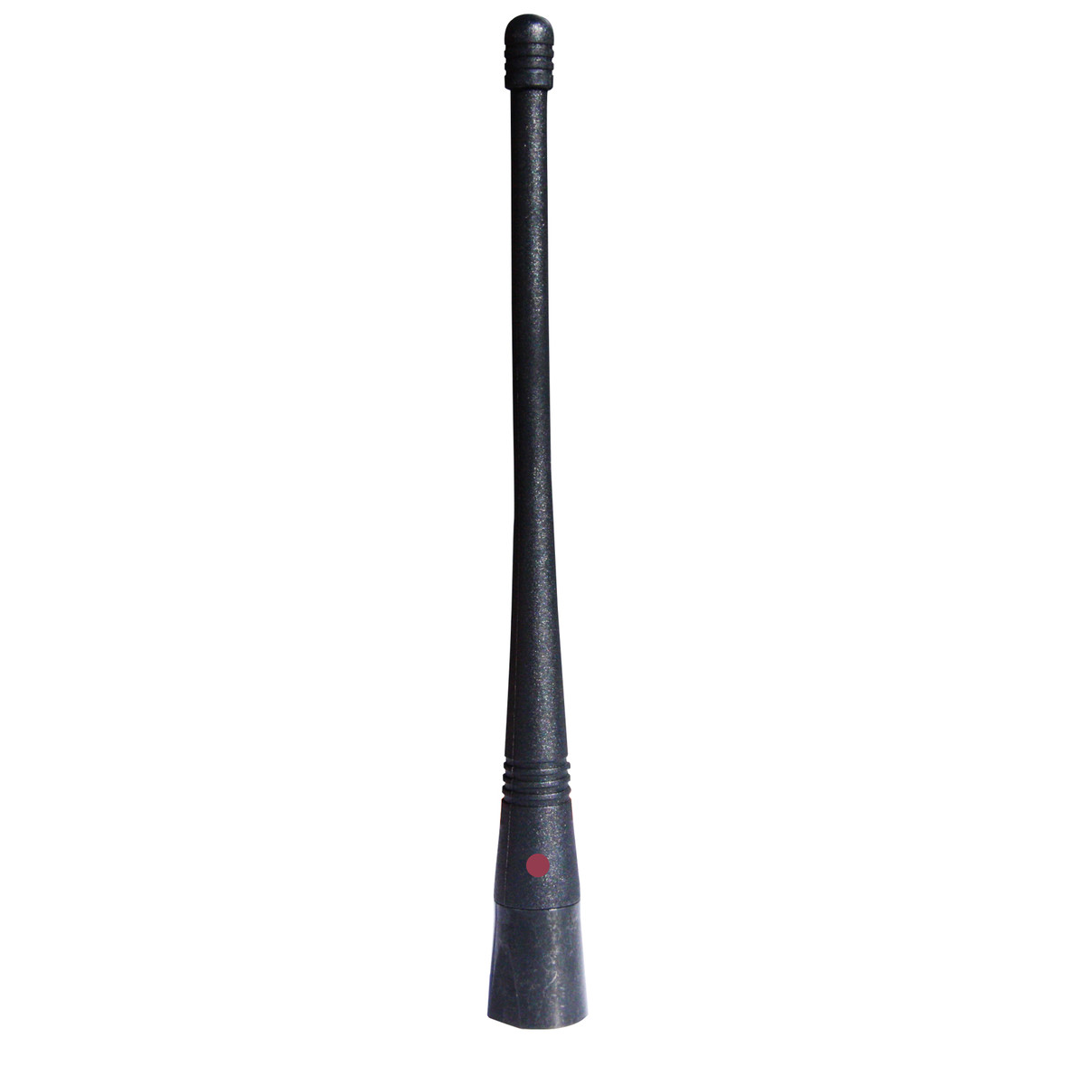 RFI UHF 1/4 Wave Whip (450-470 MHz) Black - Red Dot