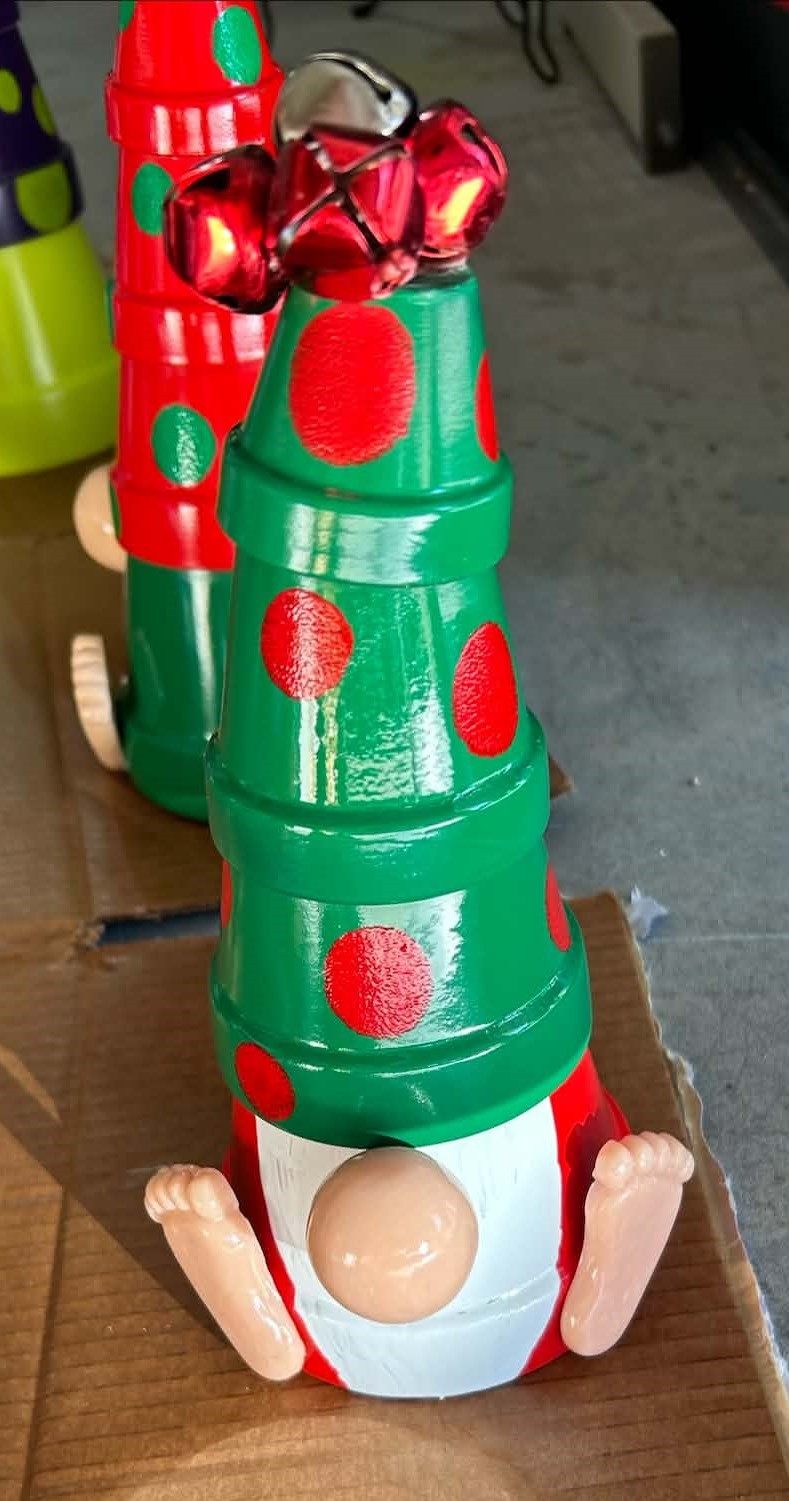 Gnome - Small - Red/Green with Bell Hat