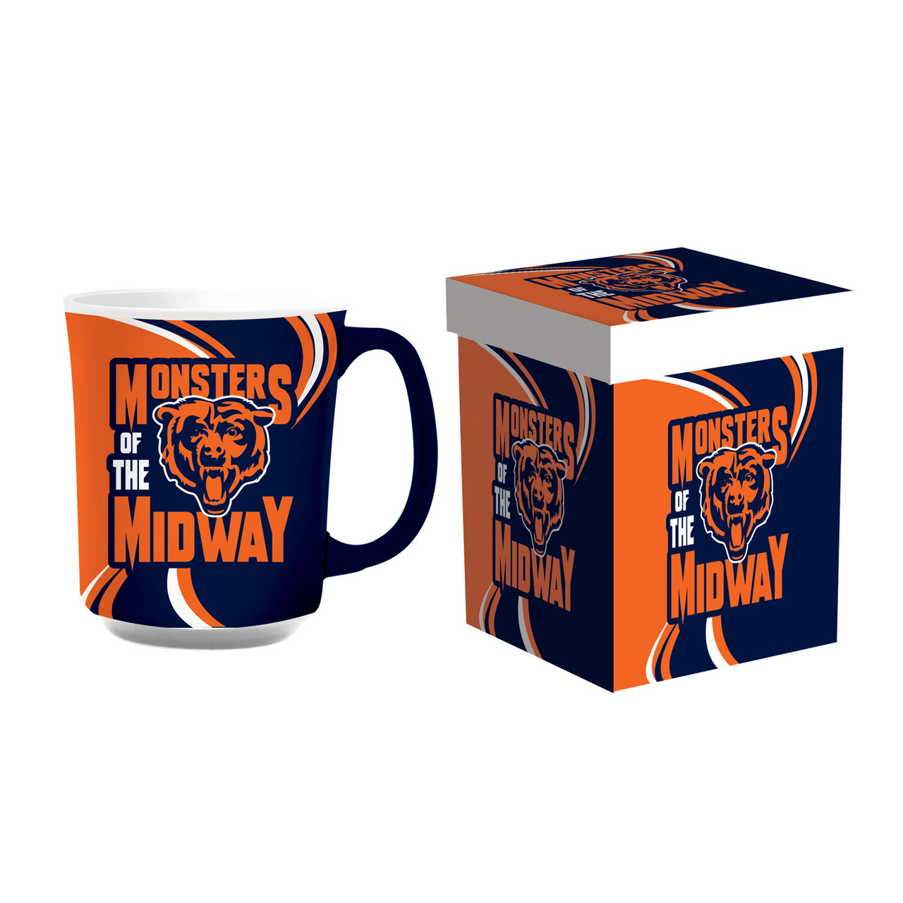 Chicago Bears Ceramic Coffee Mug with Matching Box 14oz