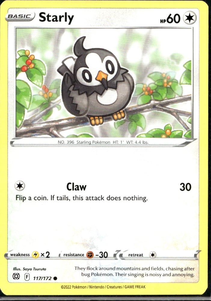 Starly - SWSH9 117/172