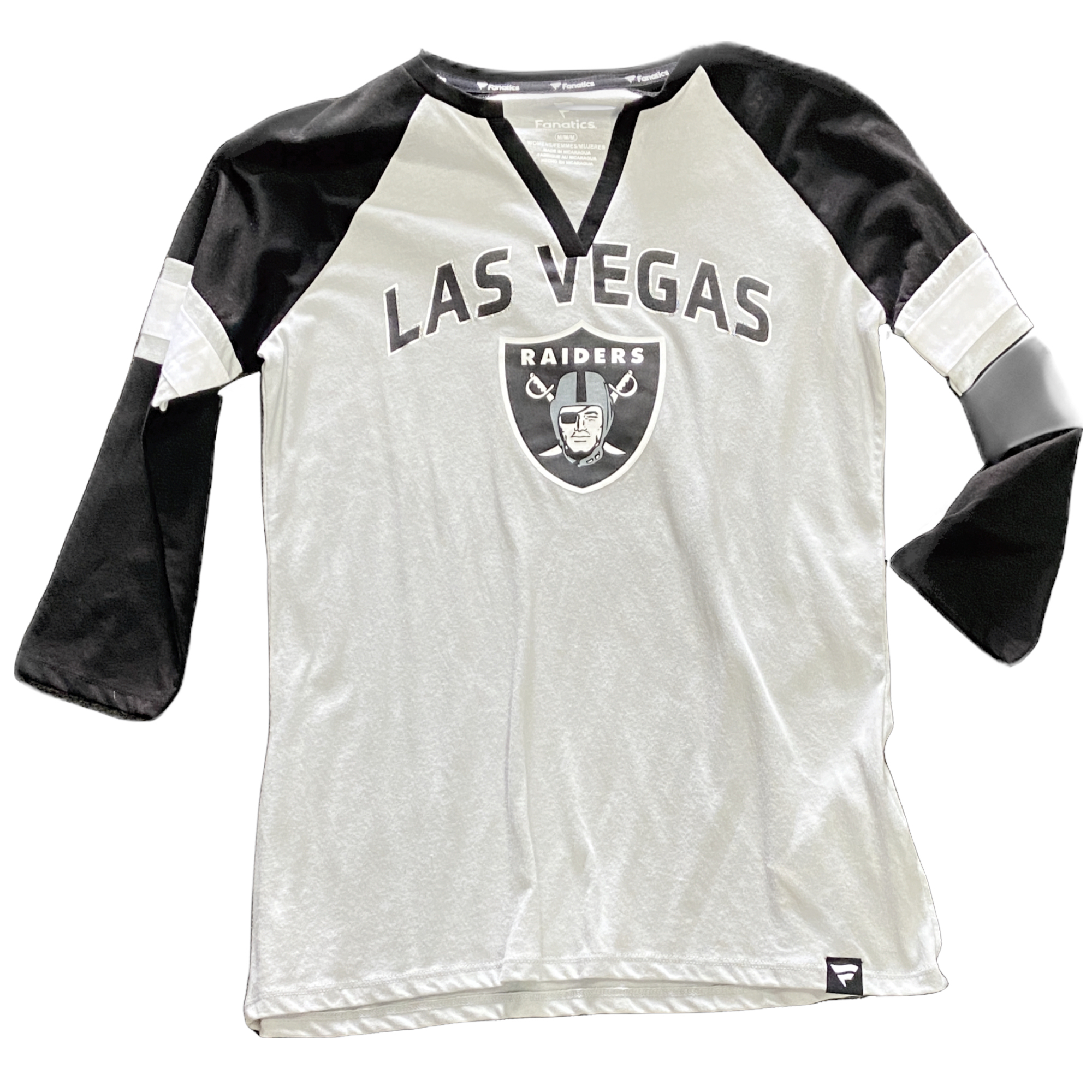 Las Vegas Raiders Ladies Long Sleeve Shirt - M