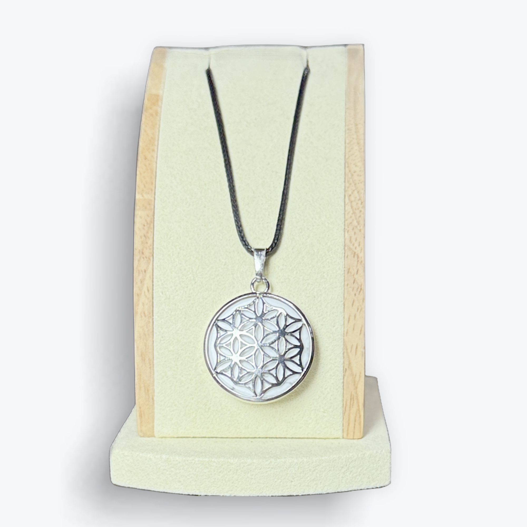Pendentif Fleur De Vie Howlite — stock Valence