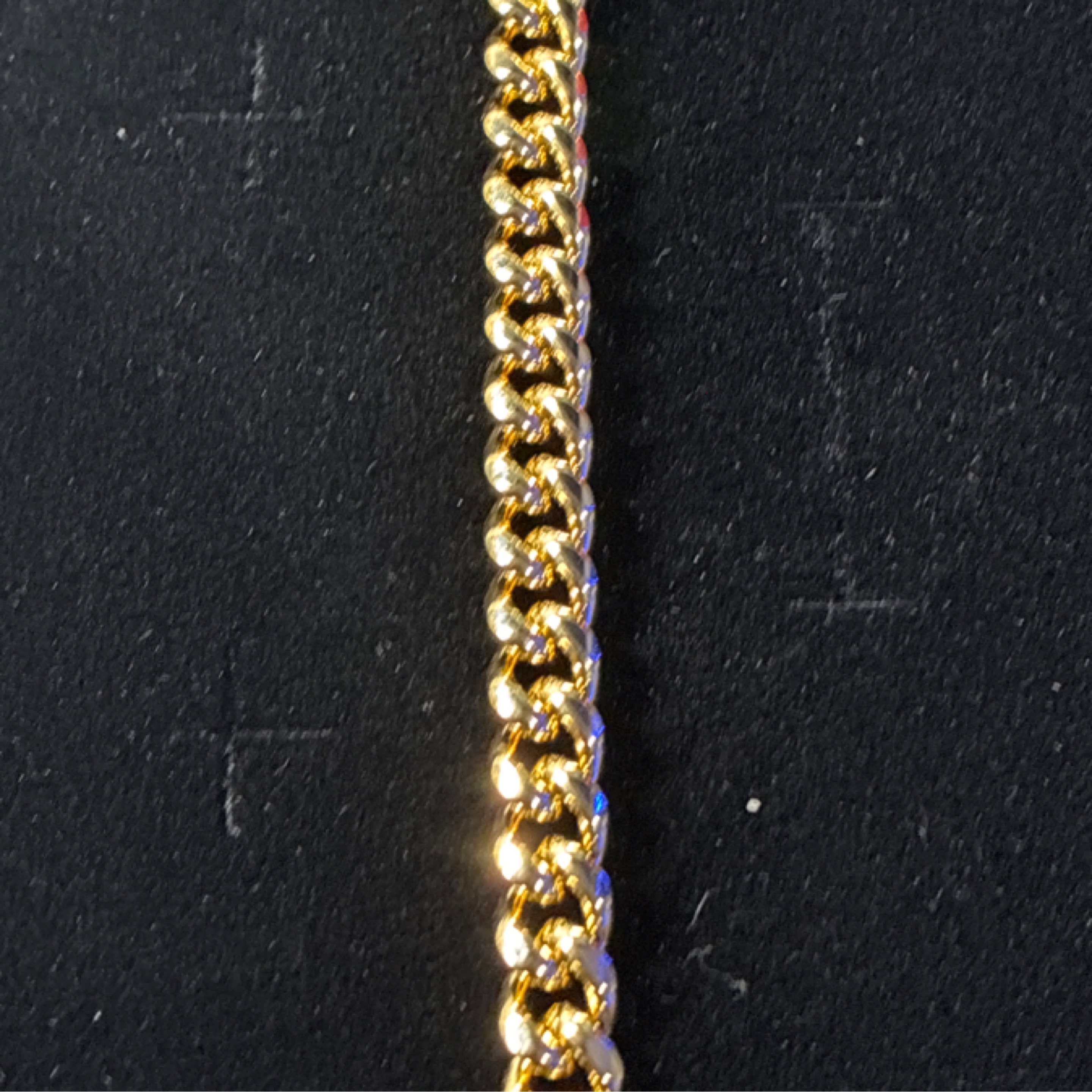 8” Box Cuban Gold Bracelet 7mm