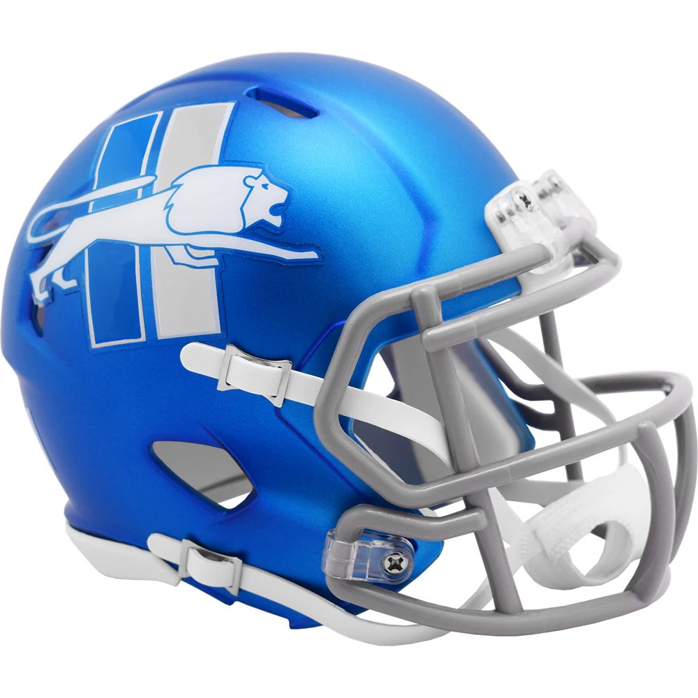Detroit Lions 2023 Riddell Alternate Speed Mini Helmet