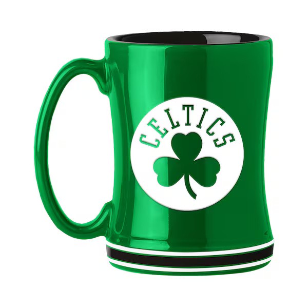Boston Celtics Sculpted Coffee Mug 14oz