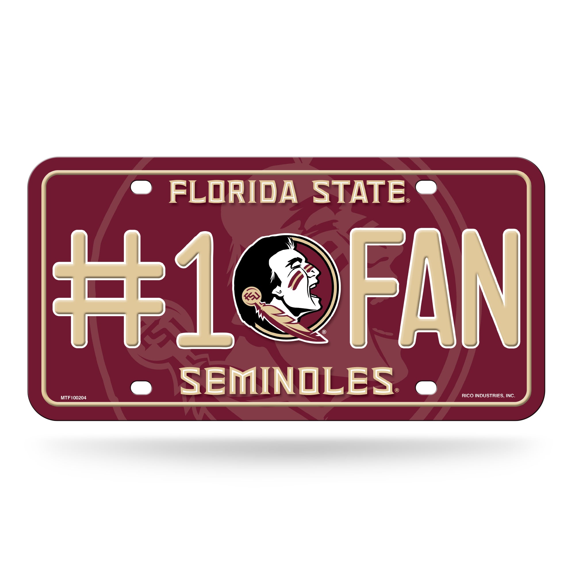 Florida State Seminoles #1 Fan License Plate
