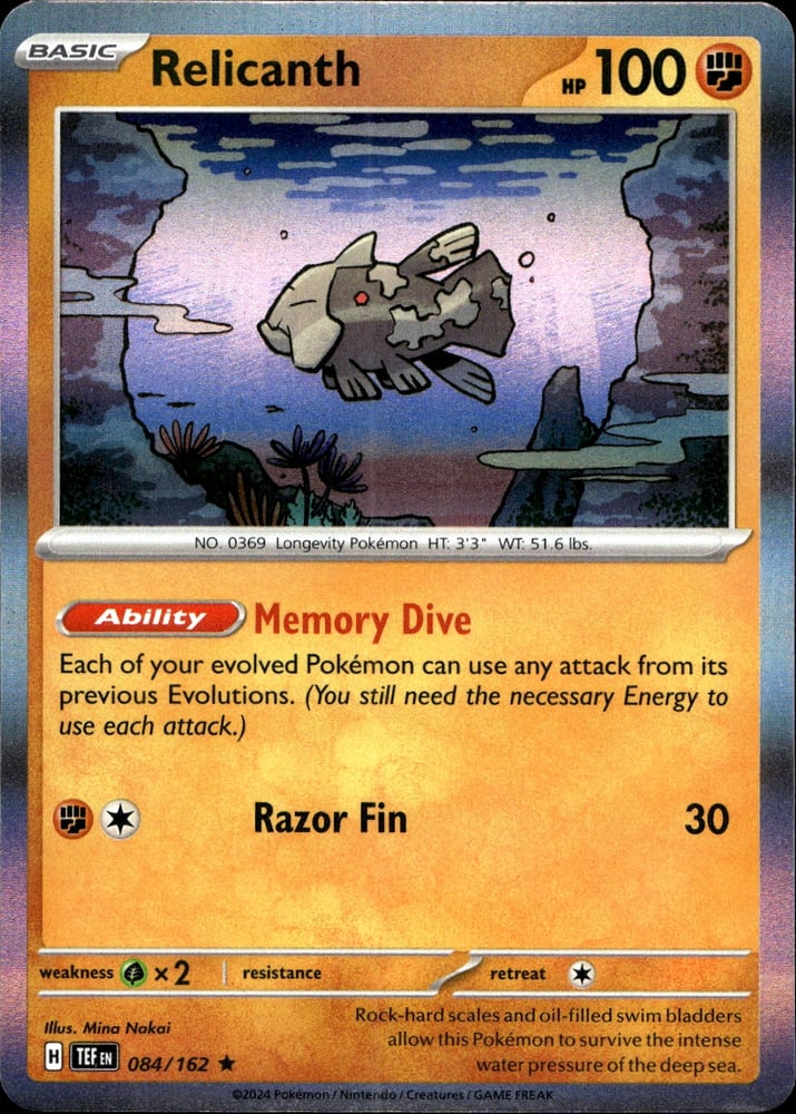 Relicanth - SV05 84/162