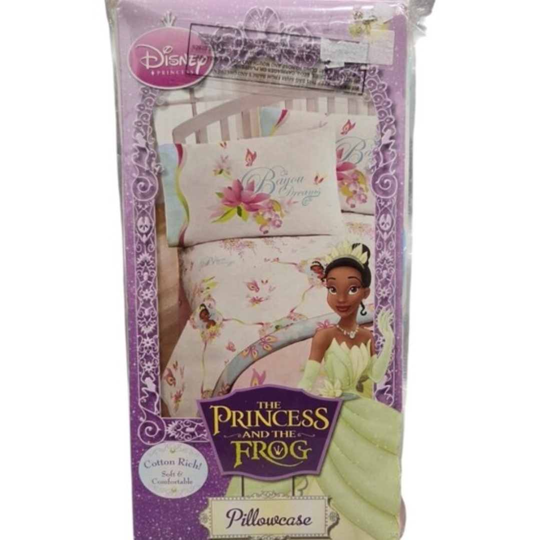 Vintage Disney Princess Tiana "Bayou Dreams" Pillowcase