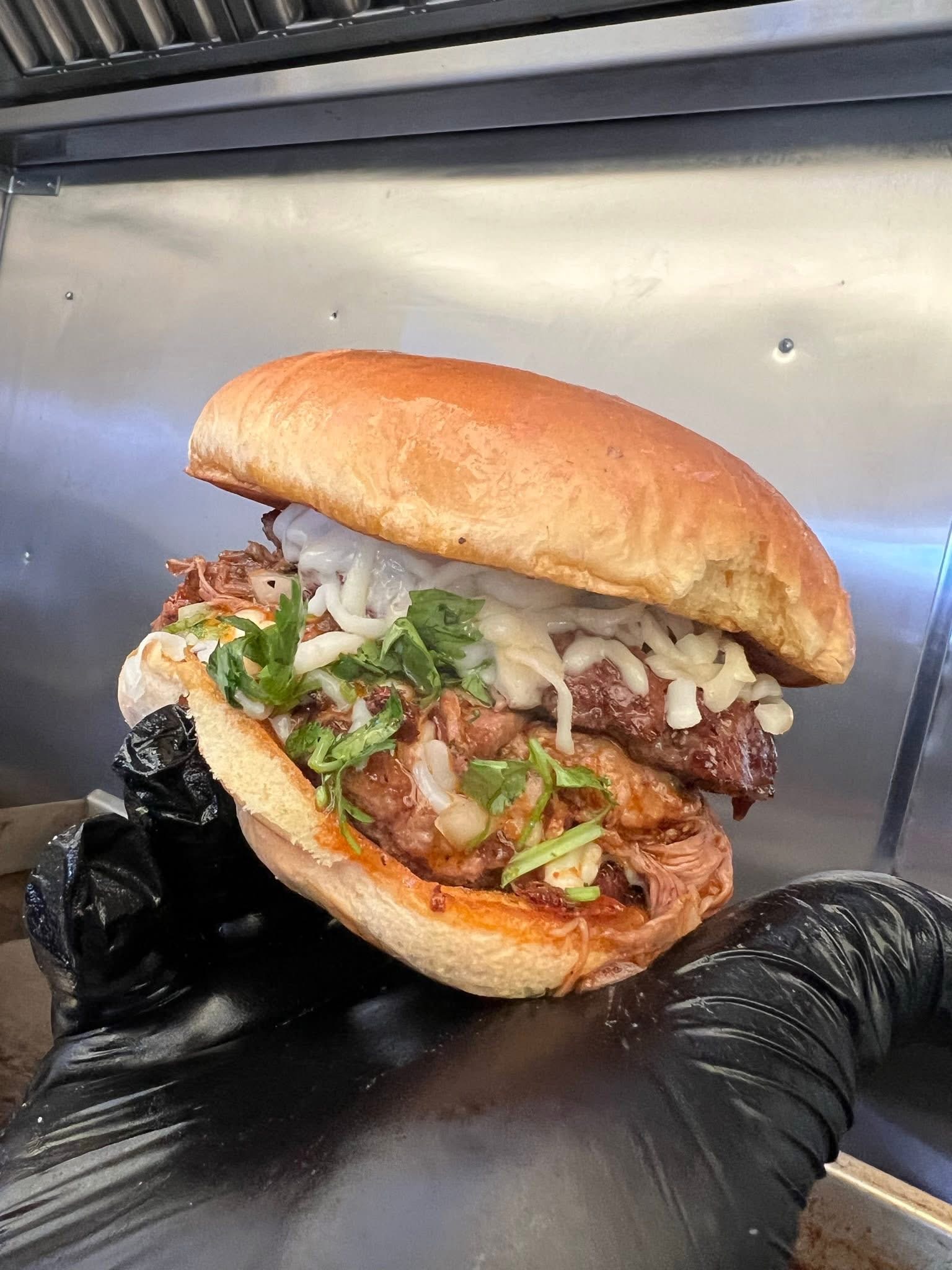 Smashburger de birria para recoger