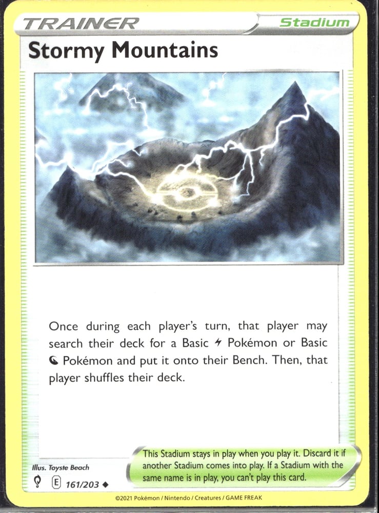 Stormy Mountains - SWSH7 161/203