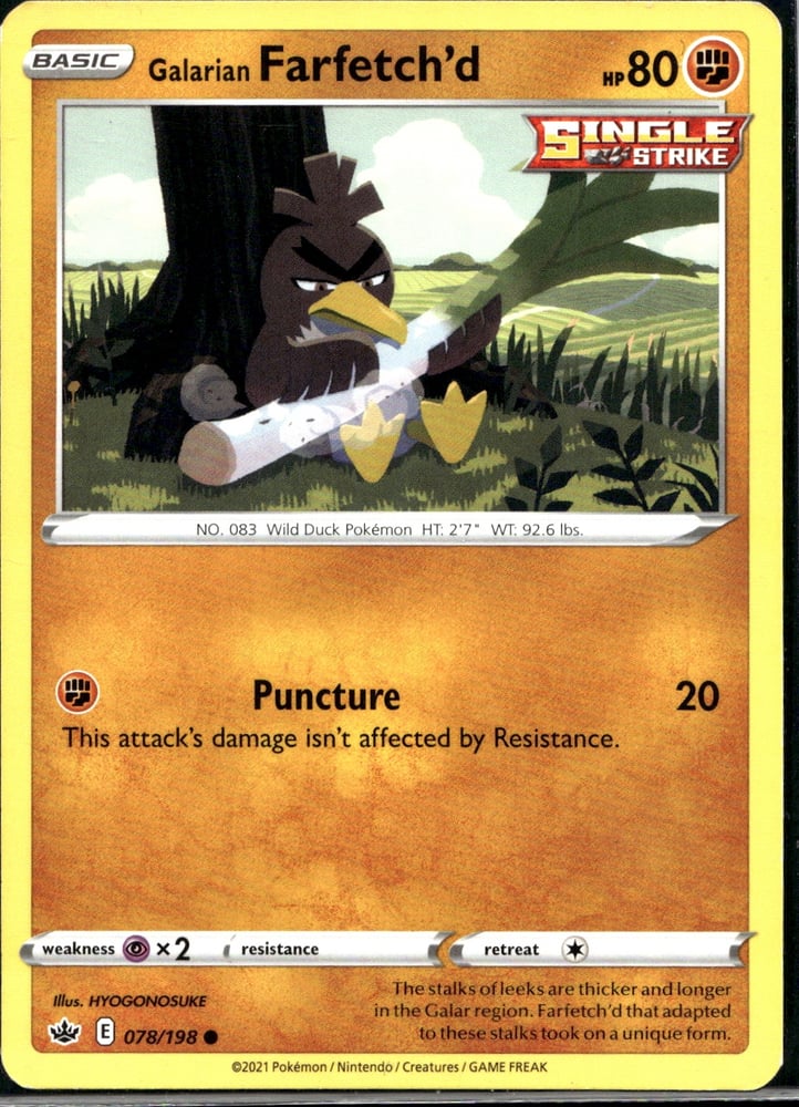 Galarian Farfetch'd - SWSH6 78/198
