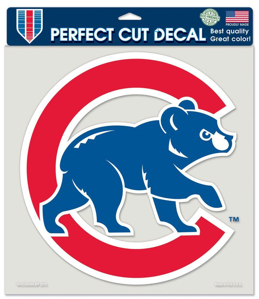 Chicago Cubs Perfect Cut Decal 8x8"