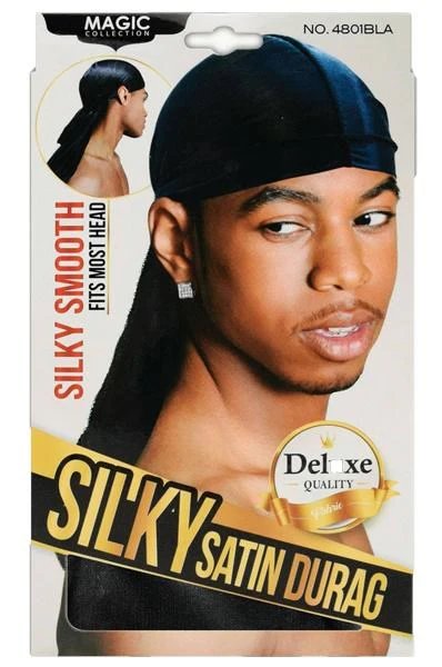 Satin durag black